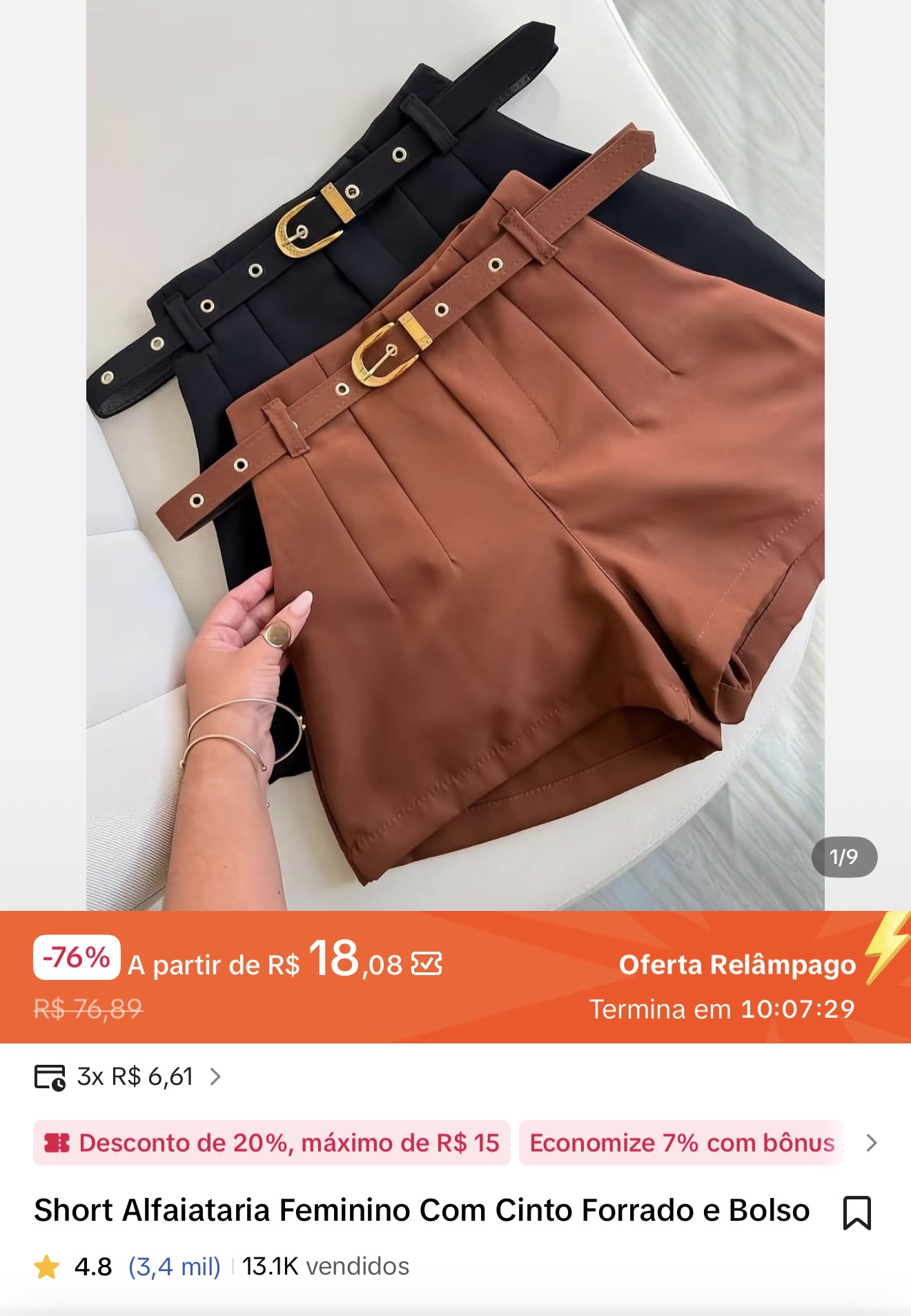 Produto em análise