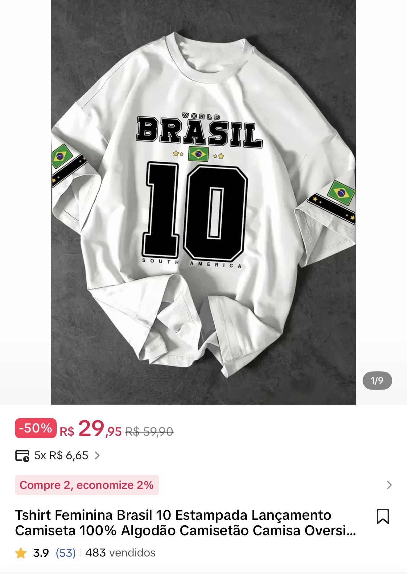 Produto em análise